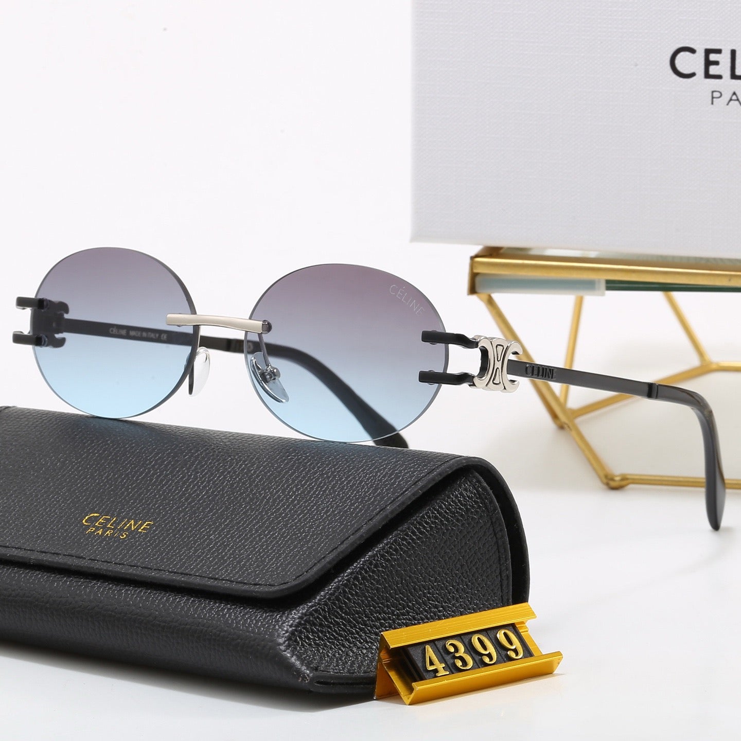 5-Color Stylish CE Letter Sunglasses
