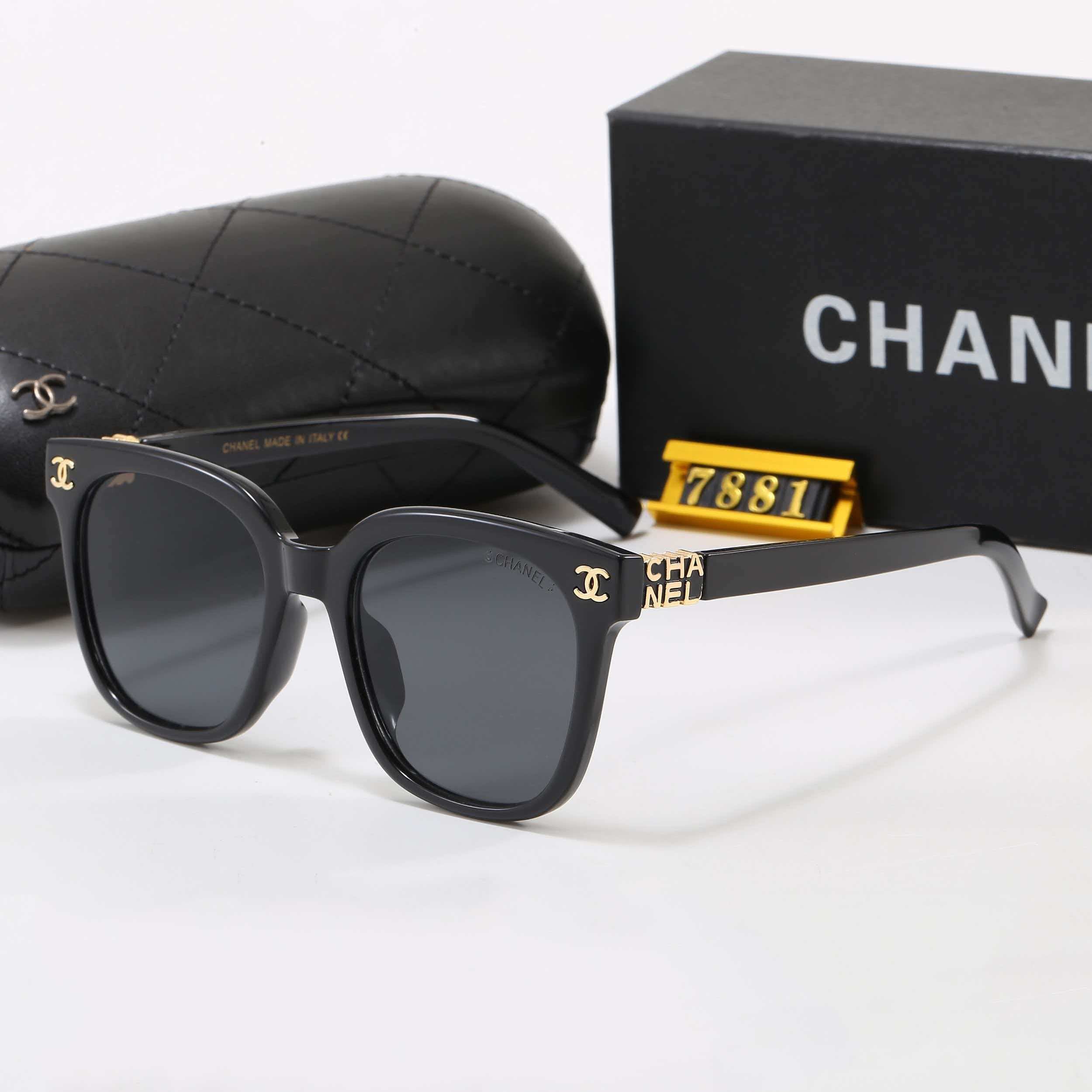 6-Color Stylish CC Letter Sunglasses
