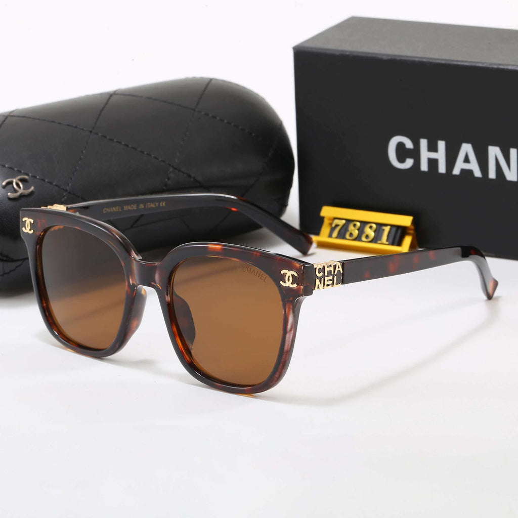 6-Color Stylish CC Letter Sunglasses