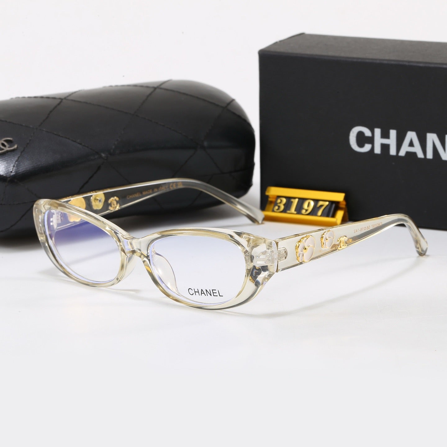 6-Color Stylish CC Letter Sunglasses