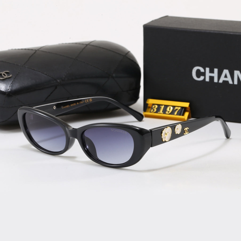 6-Color Stylish CC Letter Sunglasses