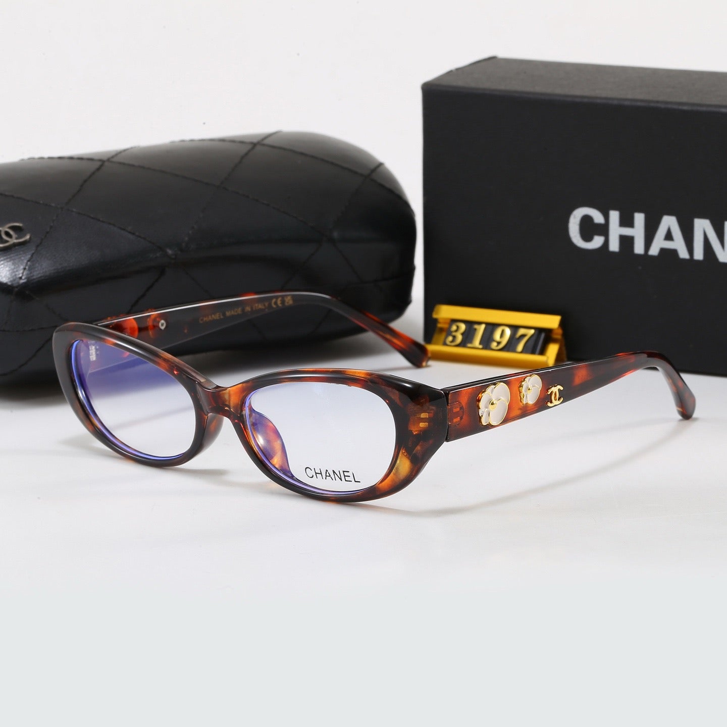 6-Color Stylish CC Letter Sunglasses