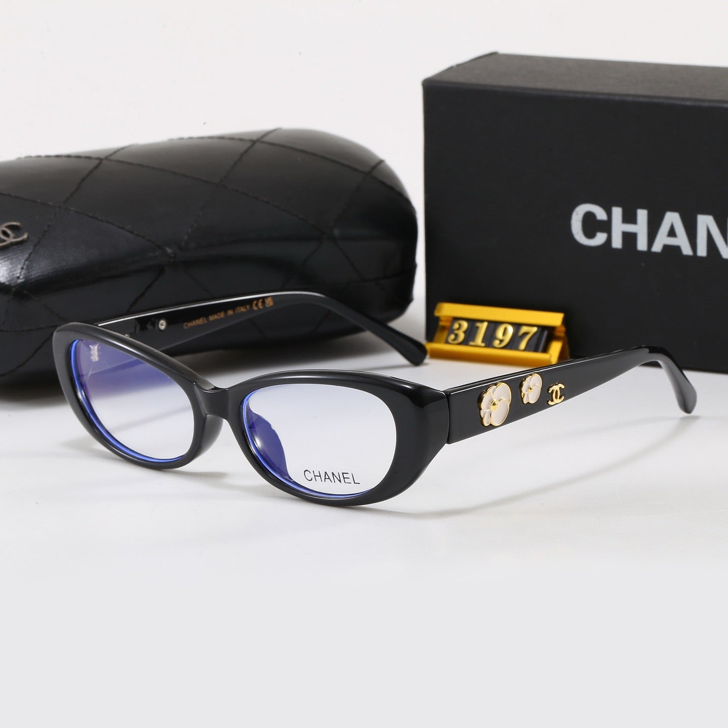 6-Color Stylish CC Letter Sunglasses