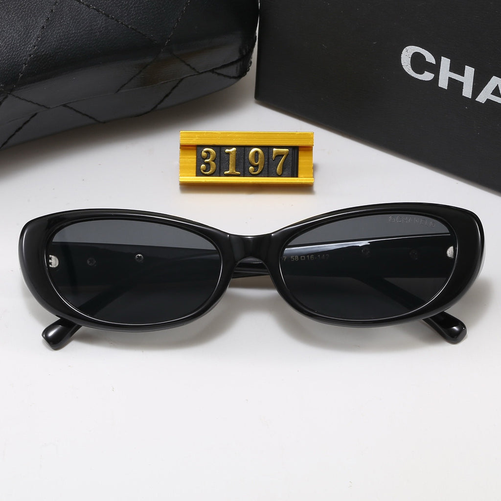 6-Color Stylish CC Letter Sunglasses