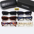 6-Color Stylish CC Letter Sunglasses