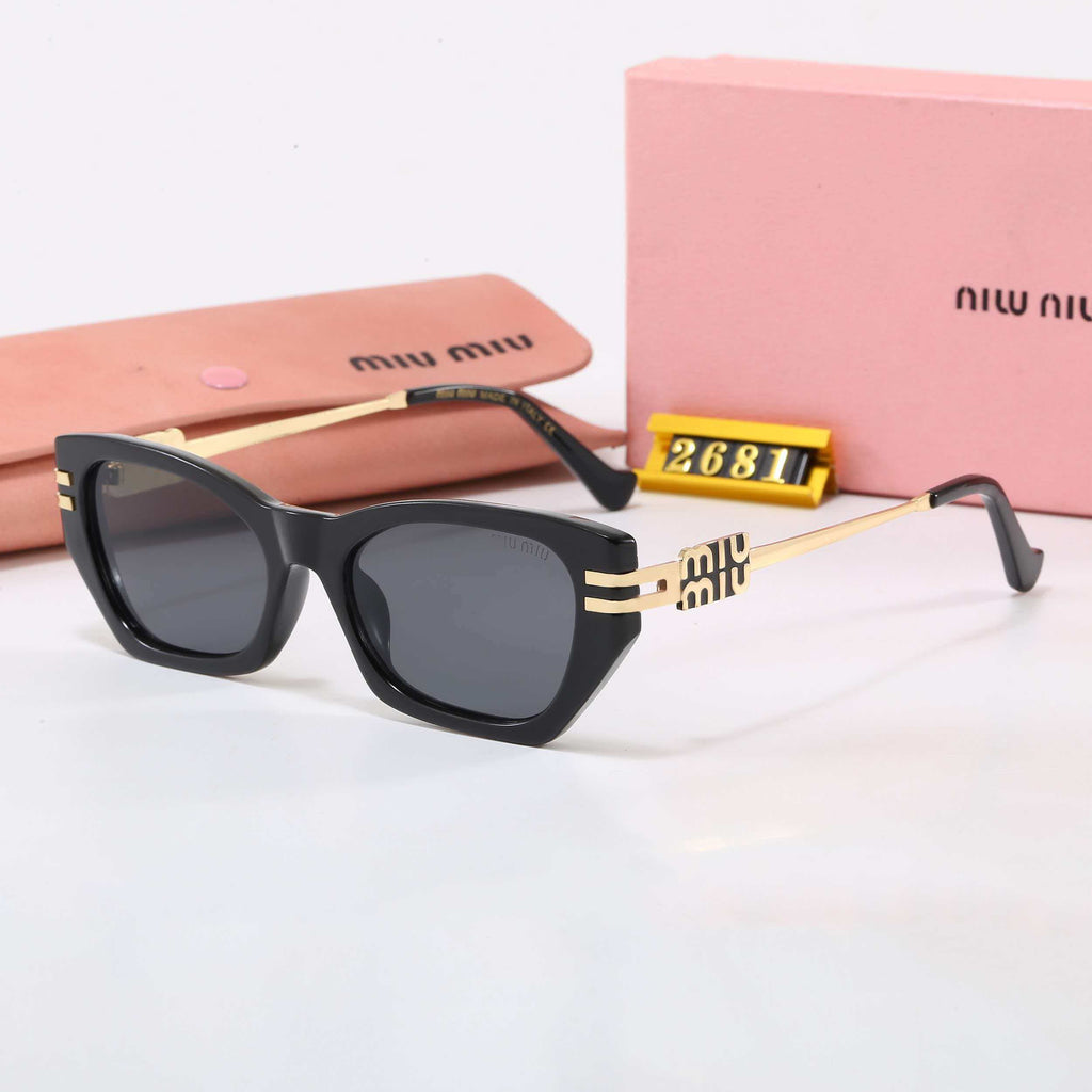 4-Color Stylish MM Letter Sunglasses