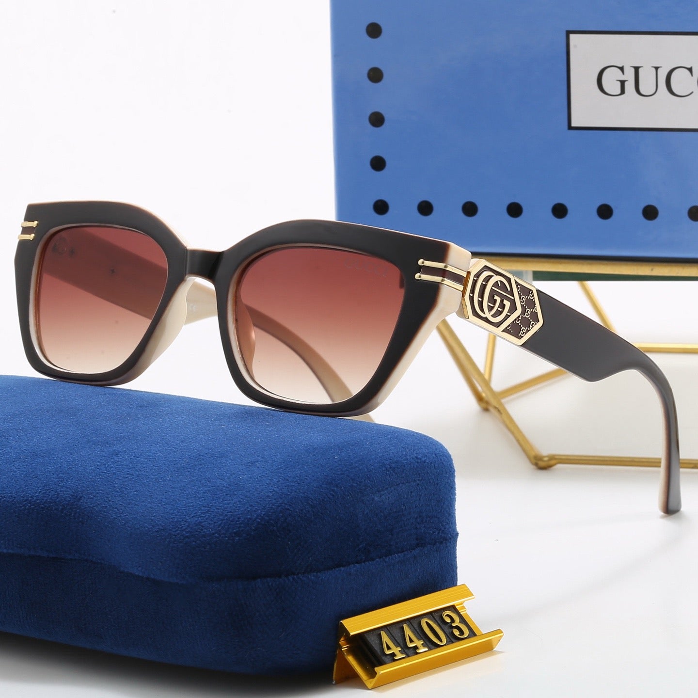 7-Color Stylish CC Letter Sunglasses