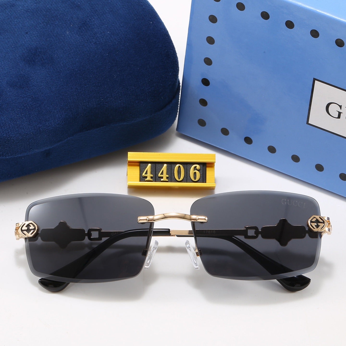 5-Color Stylish GG Letter Sunglasses