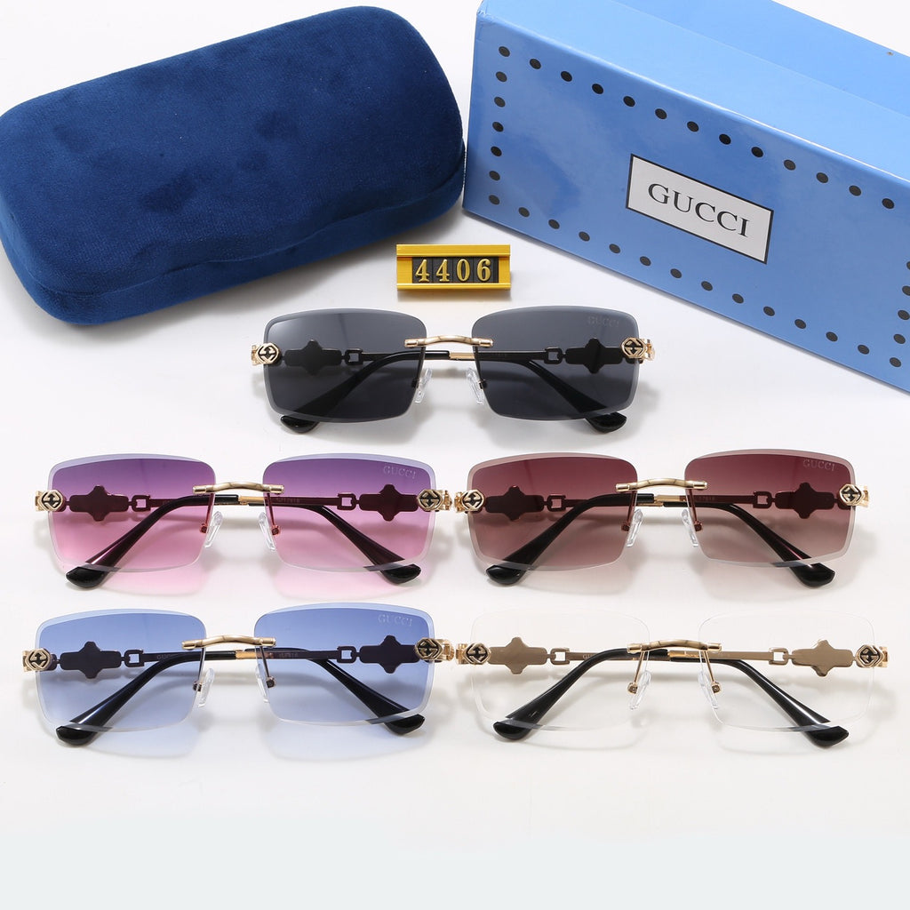 5-Color Stylish GG Letter Sunglasses