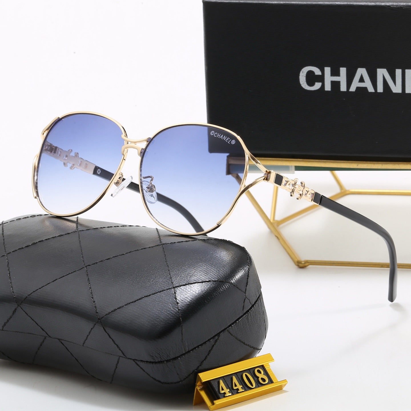 5-Color Stylish CC Letter Sunglasses