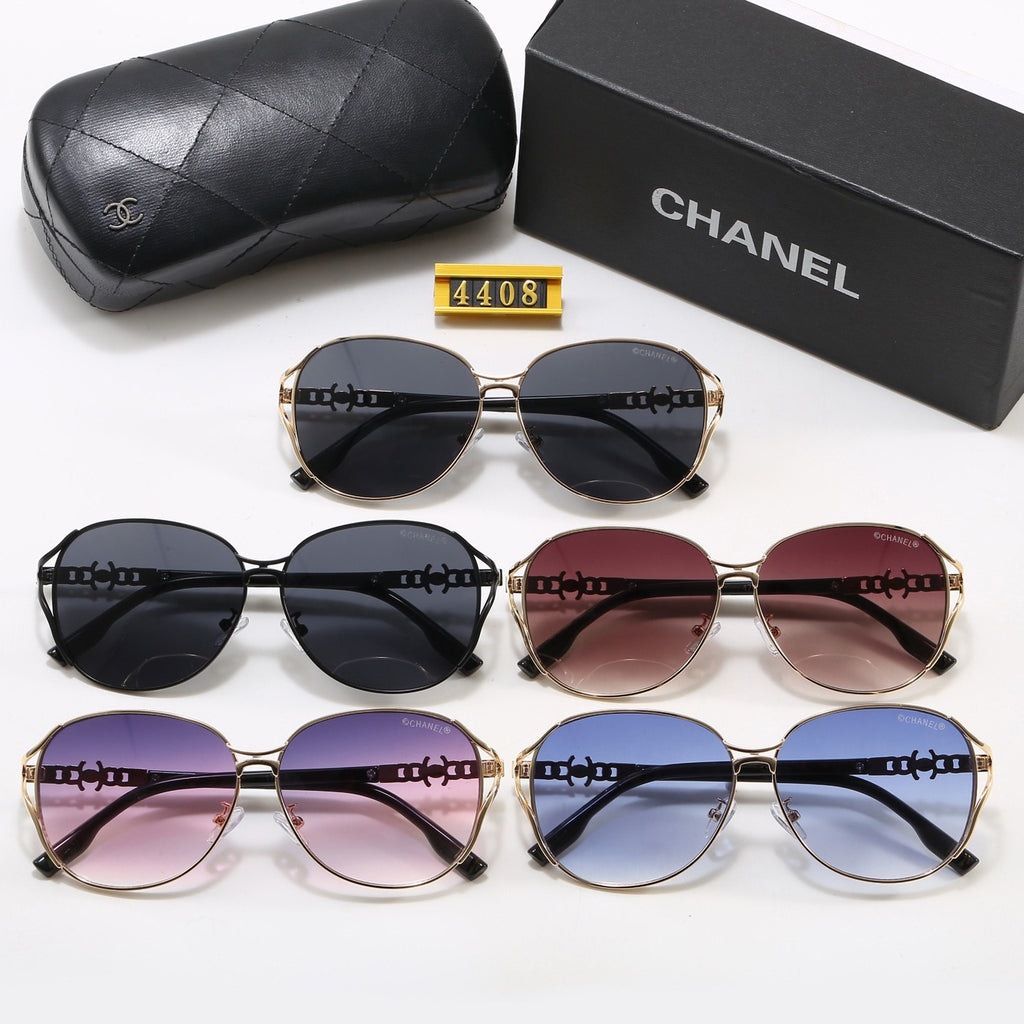 5-Color Stylish CC Letter Sunglasses