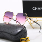 5-Color Stylish CC Letter Sunglasses