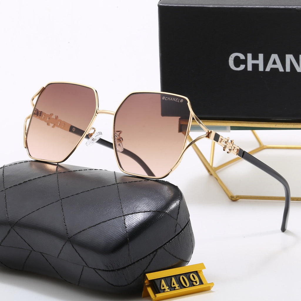 5-Color Stylish CC Letter Sunglasses
