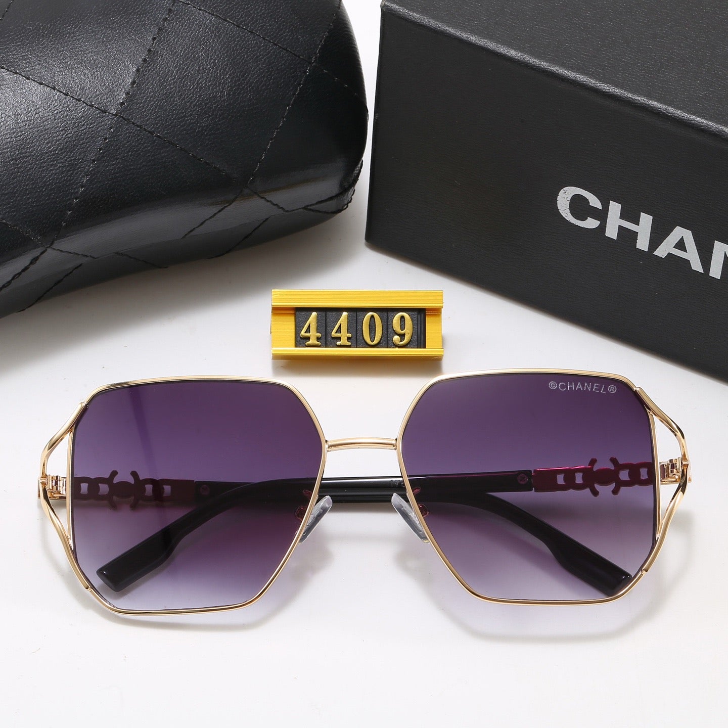 5-Color Stylish CC Letter Sunglasses