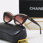 7-Color Stylish CC Letter Sunglasses
