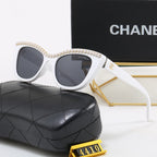 7-Color Stylish CC Letter Sunglasses