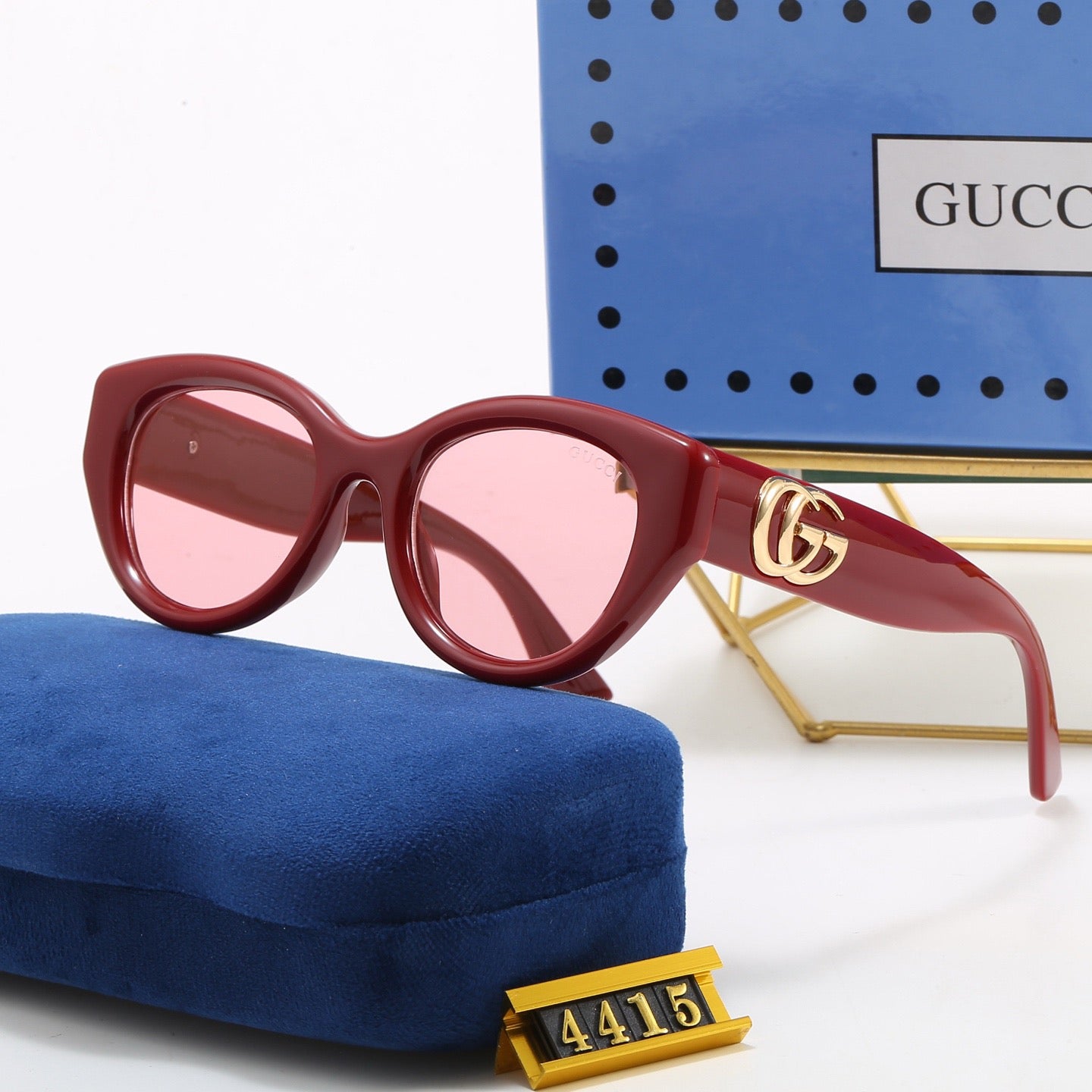 5-Color Stylish GG Letter Sunglasses