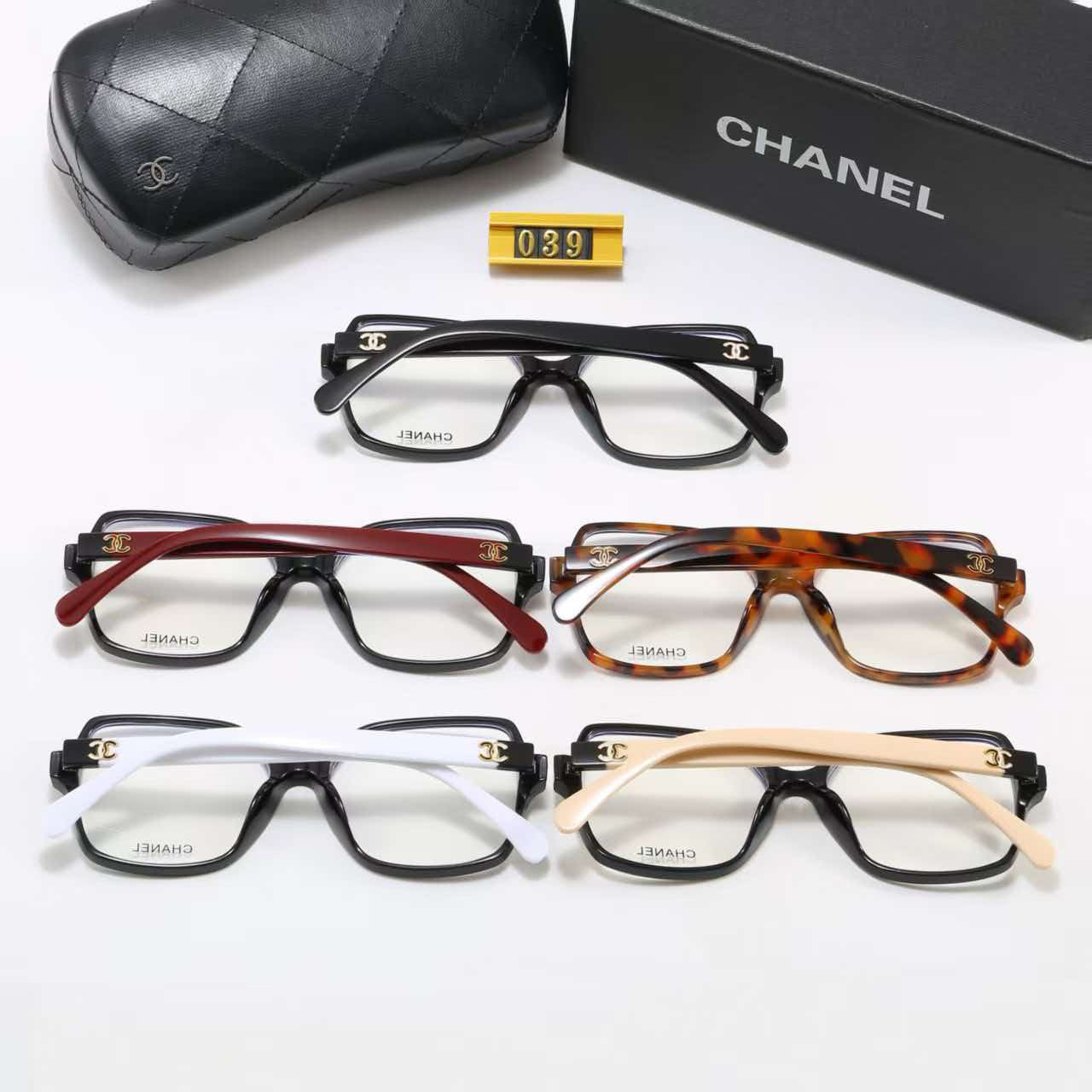 5-Color Stylish CC Letter Sunglasses