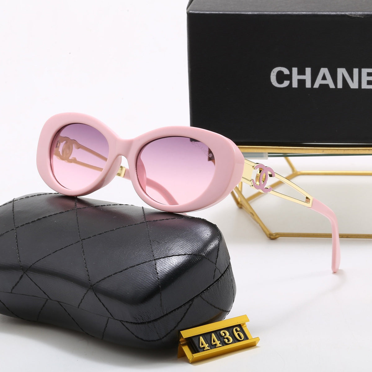 Stylish 5-Color "CC" Letter Sunglasses
