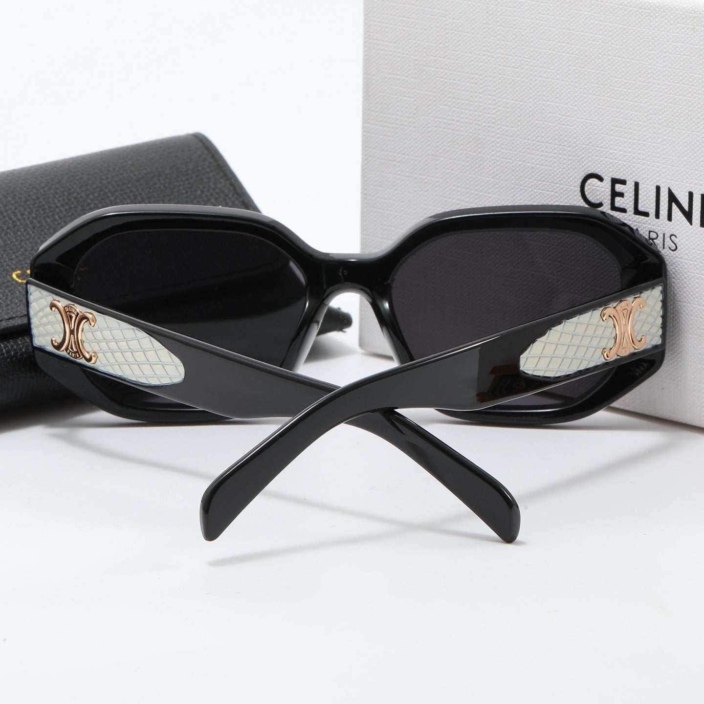 4-color fashion CE letter sunglasses