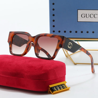 6-color fashionable GG letter sunglasses