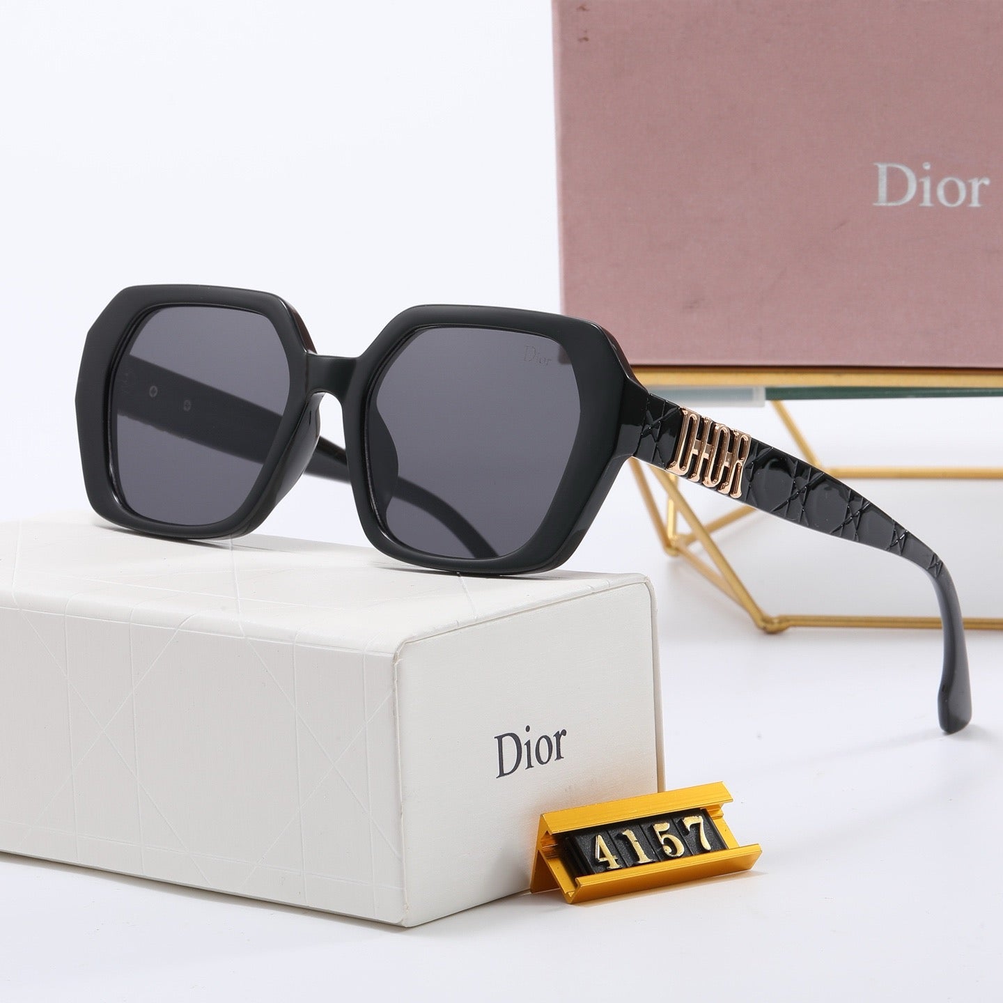 4-color fashionable GD letter sunglasses