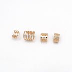 Creative Classic Hollow Five-pointed Star Arrow Ear Clip Set