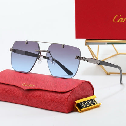 5-color fashion CAR letter sunglasses