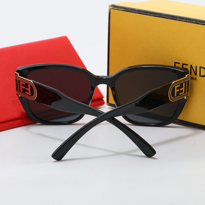 4-color fashion FF letter sunglasses