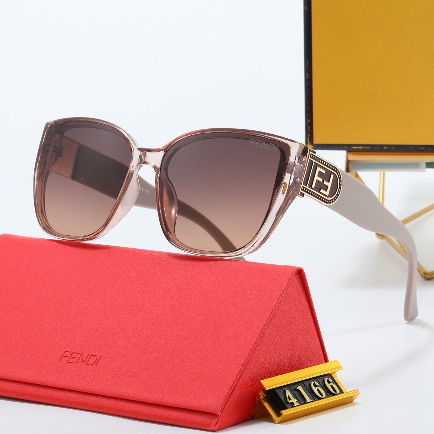4-color fashion FF letter sunglasses