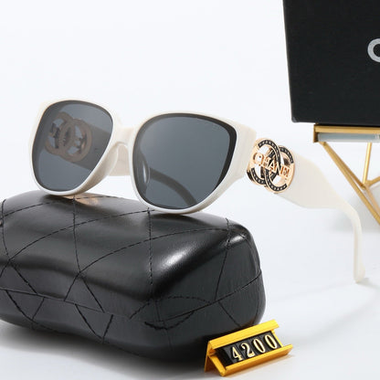 5-color fashion CC letter sunglasses