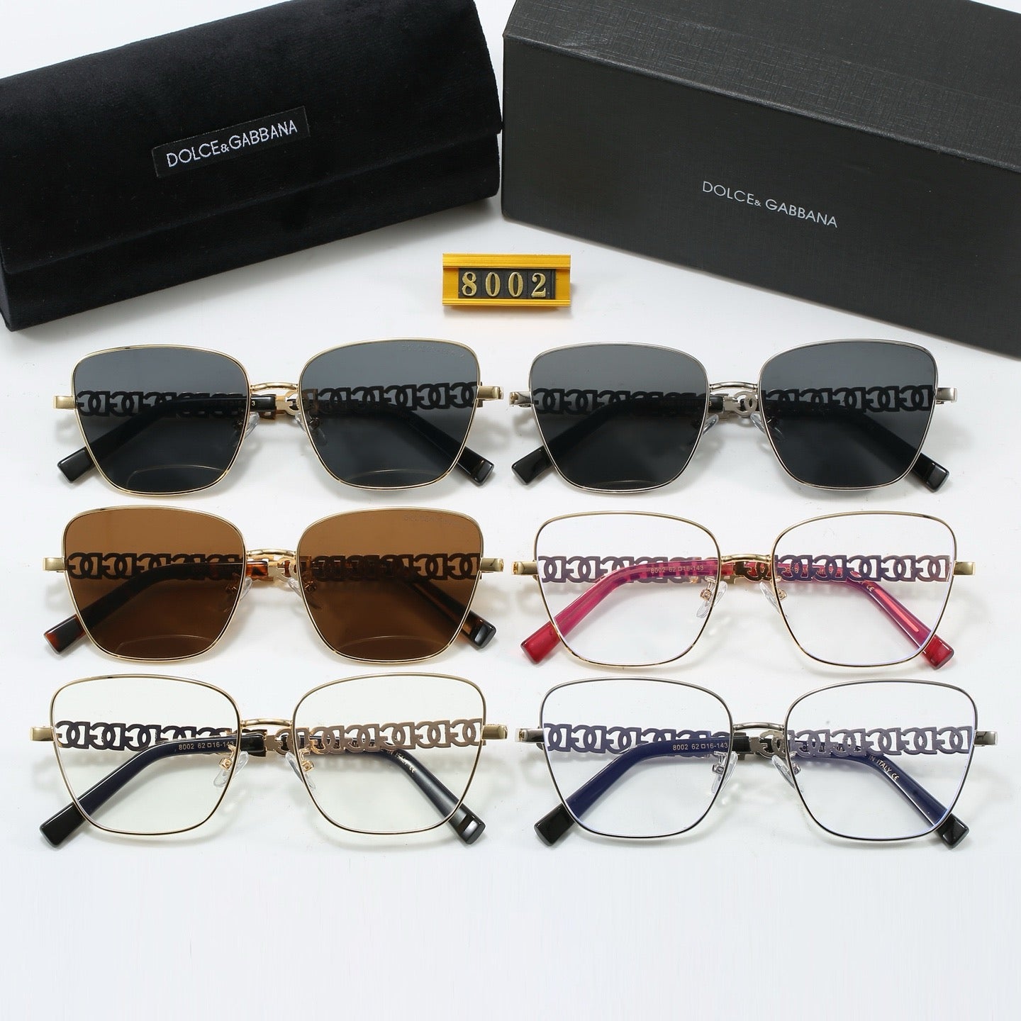 6-color fashion DG sunglasses