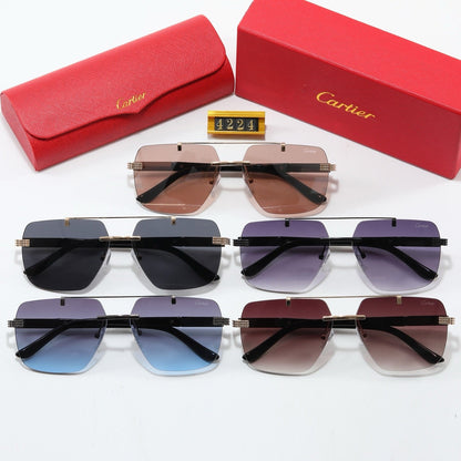 5-color fashion CAR letter sunglasses
