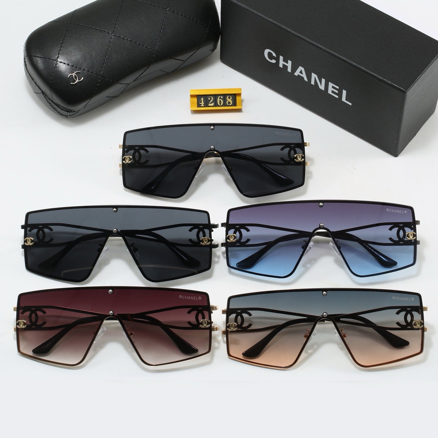5-color fashion CC sunglasses