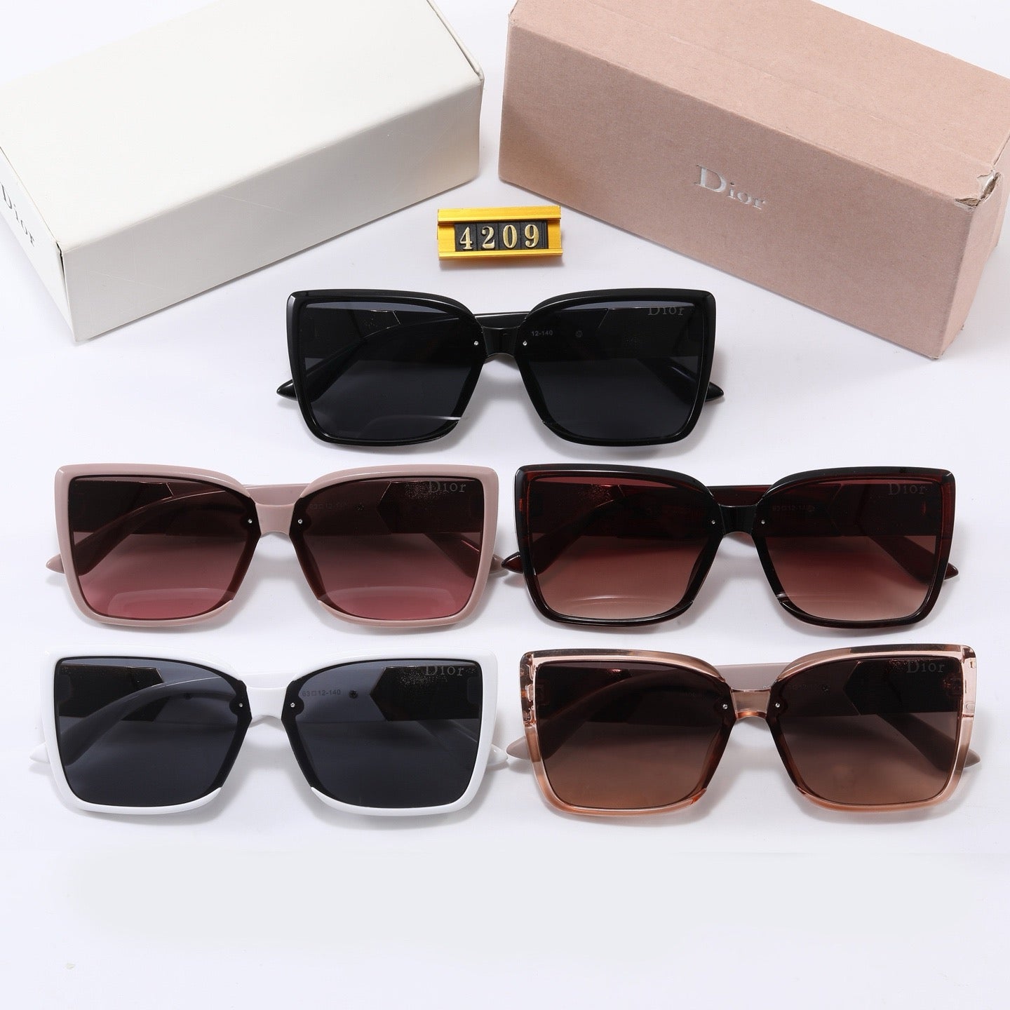5-color fashion CD letter sunglasses