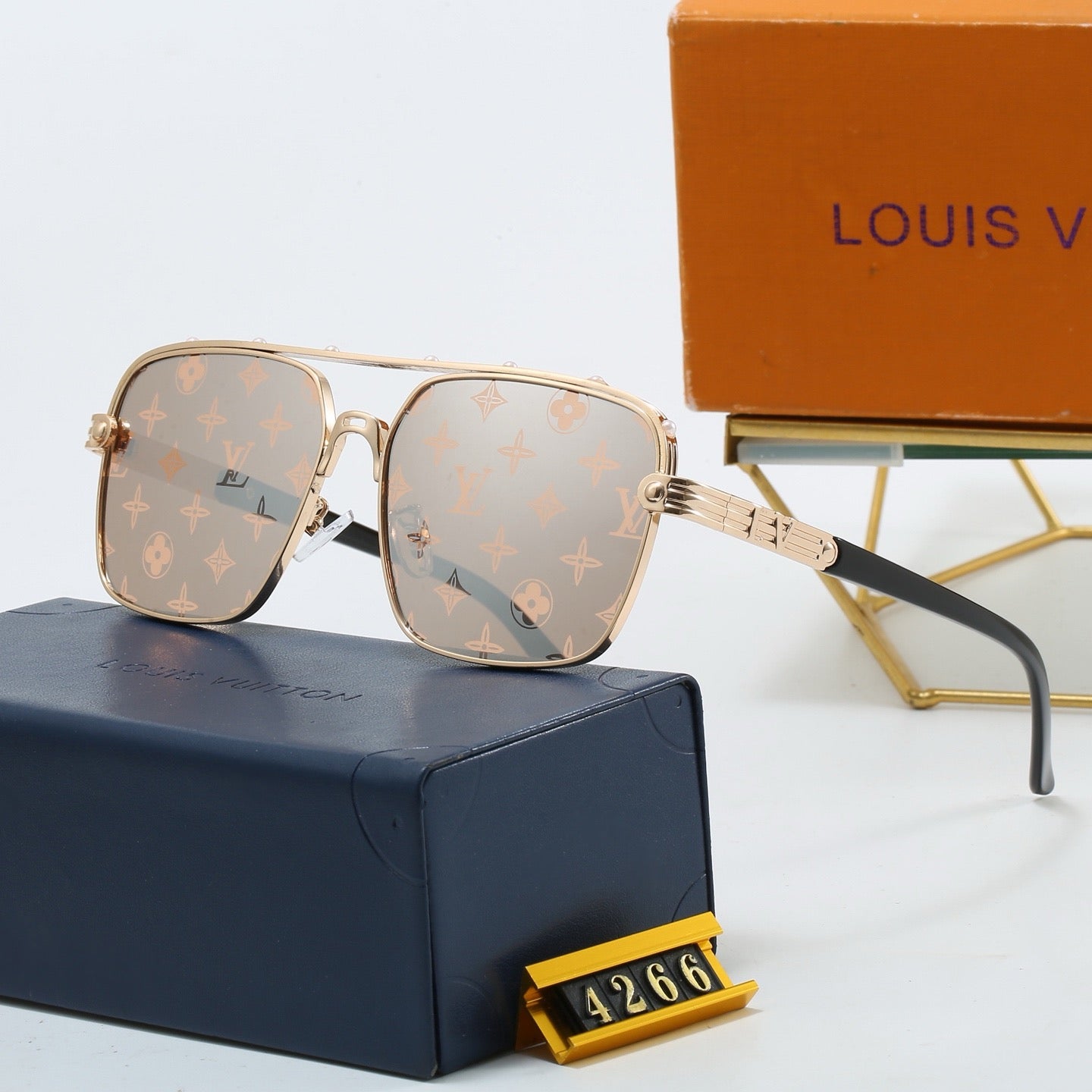 5-color fashionable four-leaf clover sunglasses