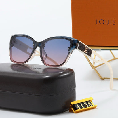 5-color fashion four-leaf clover letter sunglasses
