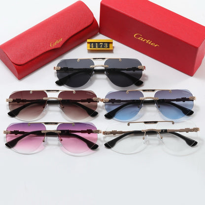5-color fashion Car letter sunglasses