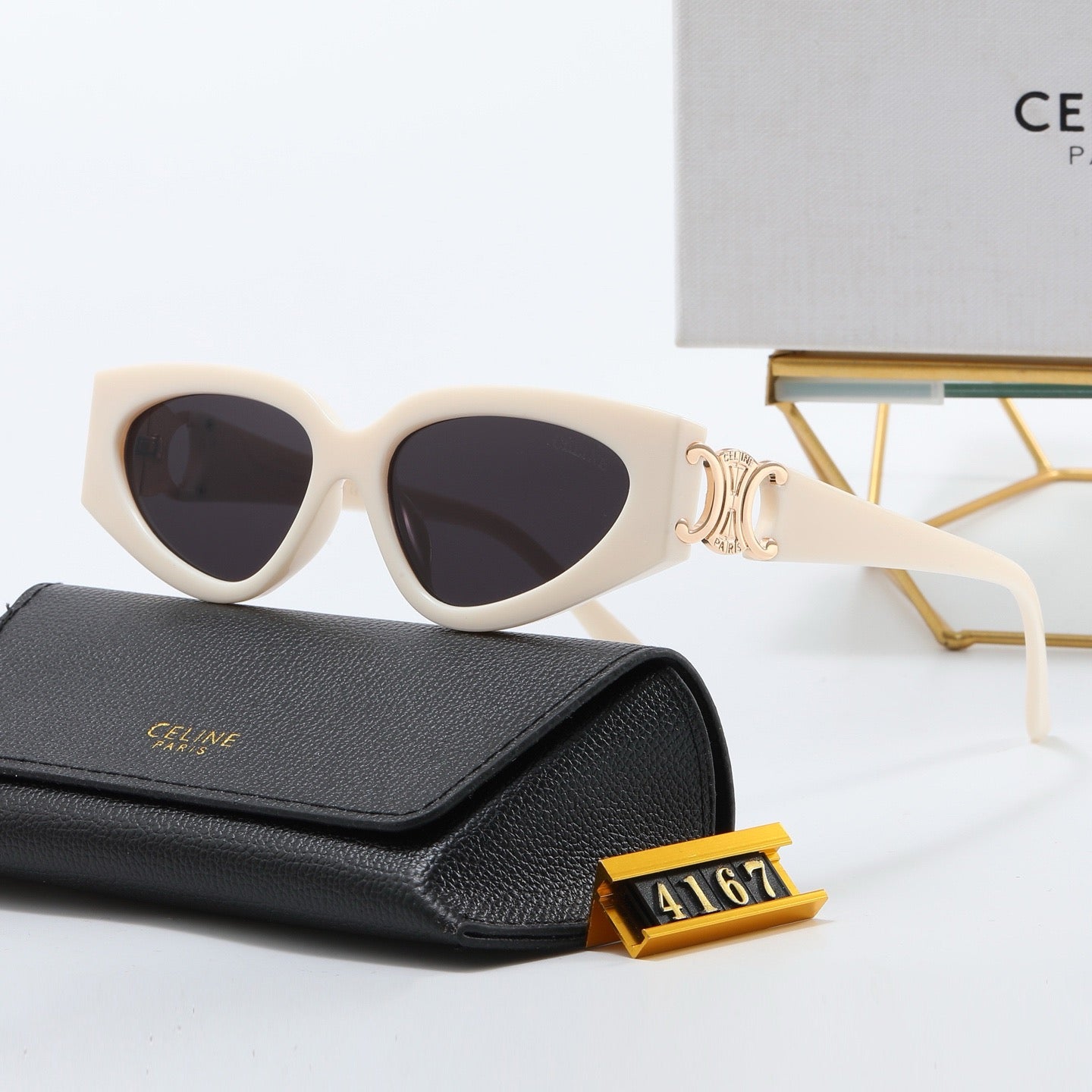 5-color fashion CE letter sunglasses