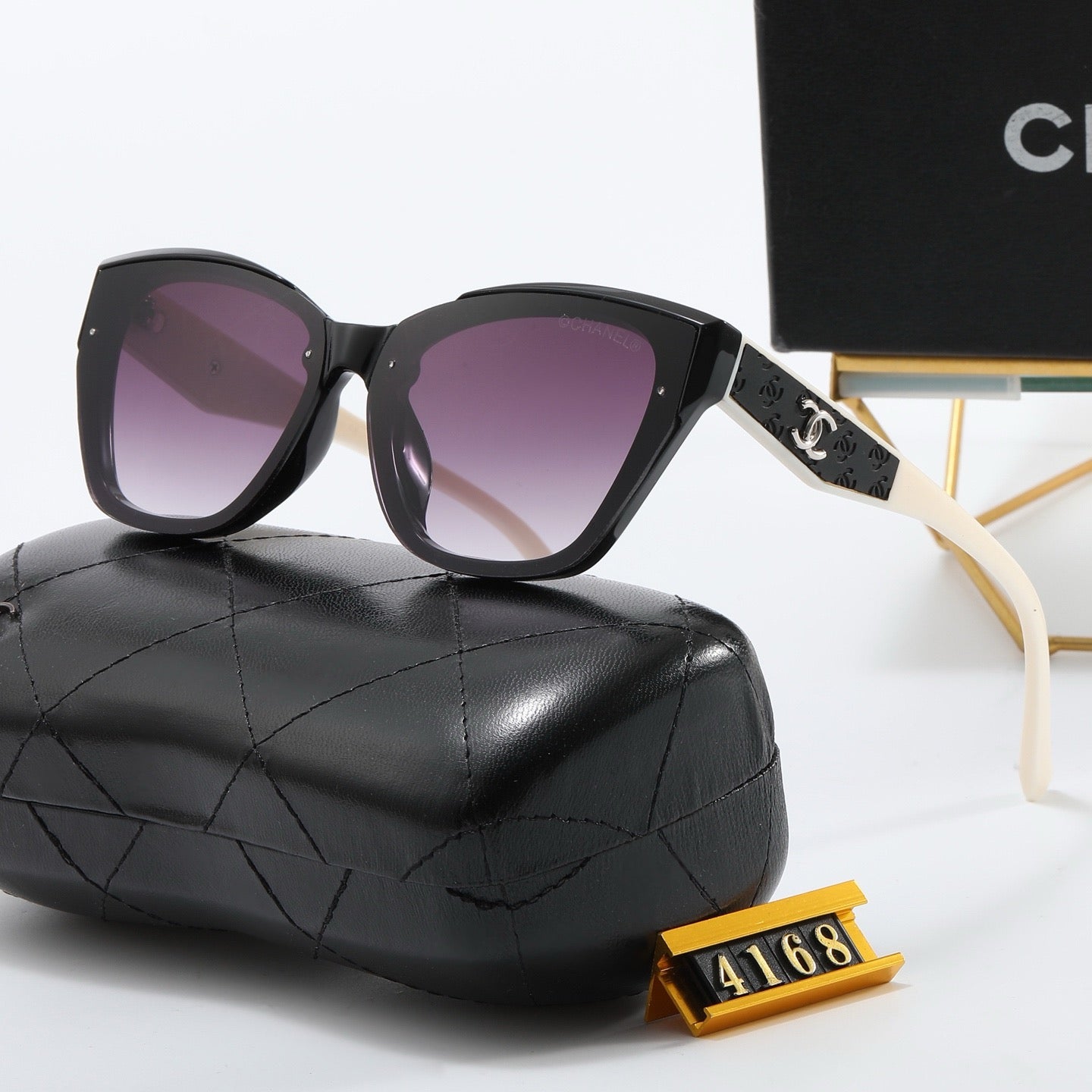 5-color fashion CC letter sunglasses