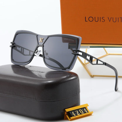 5-color fashionable four-leaf clover letter sunglasses