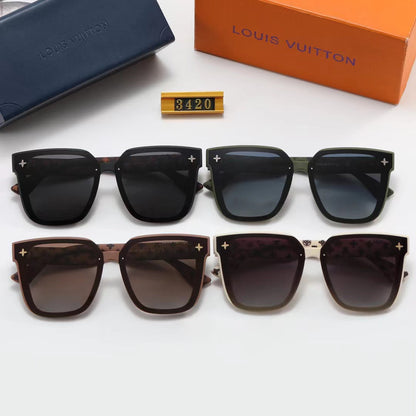 4 Colors Ladies Fashion Print Polarized Sunglasses