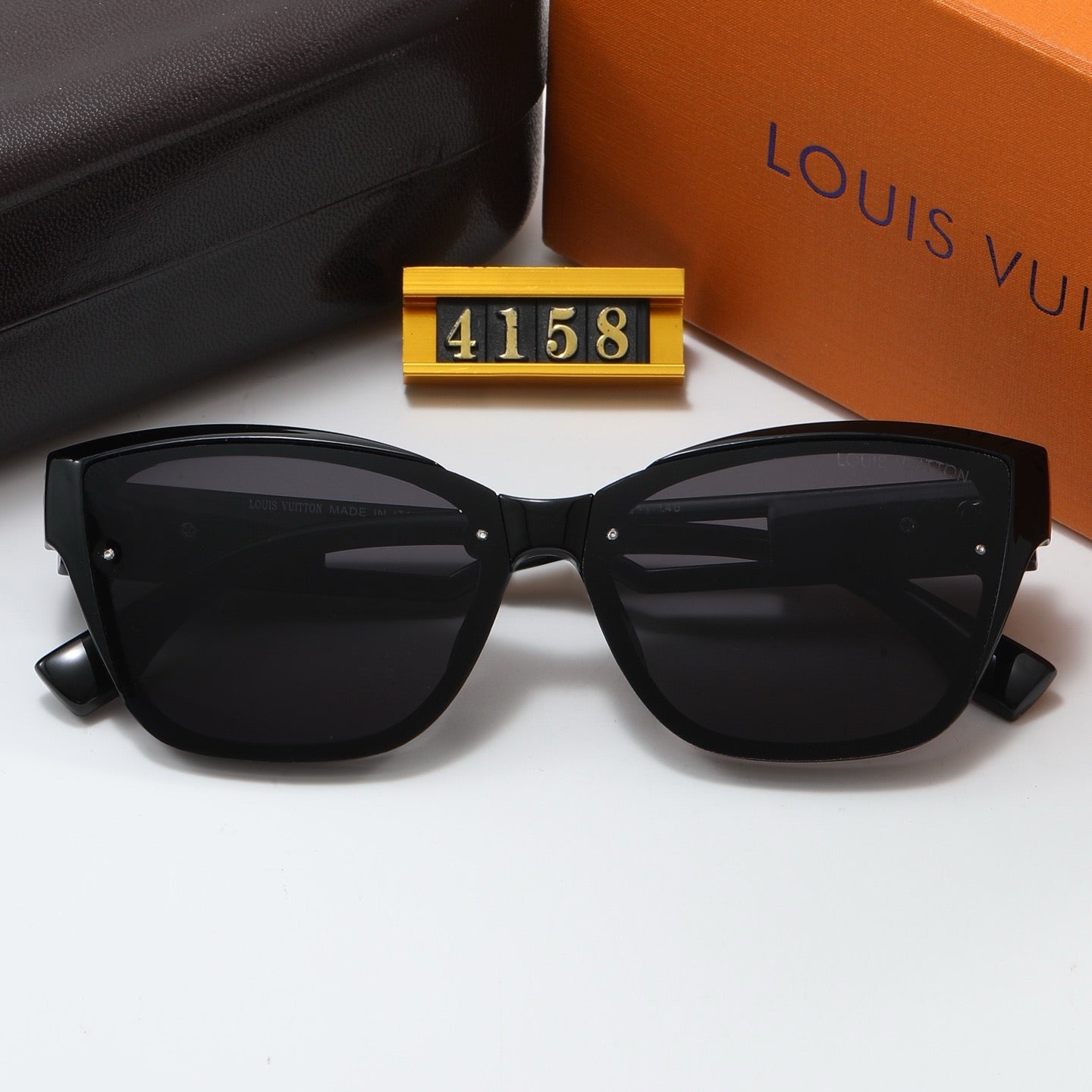 5-color fashion four-leaf clover letter sunglasses