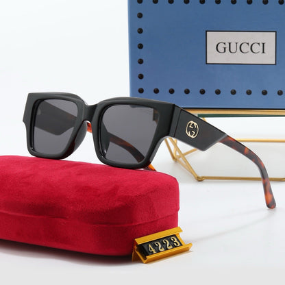 6-color fashionable GG letter sunglasses