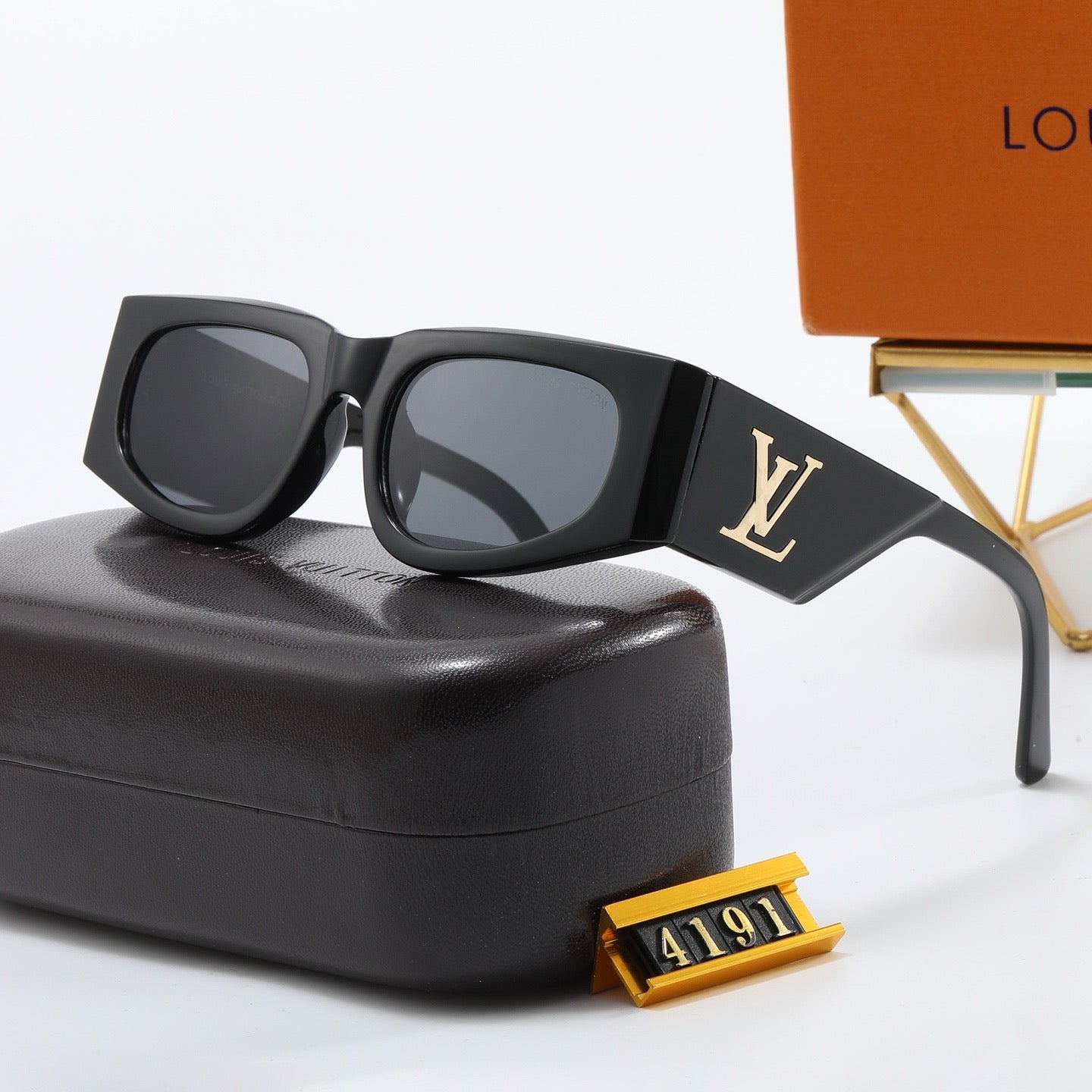 4-color fashionable four-leaf clover letter sunglasses