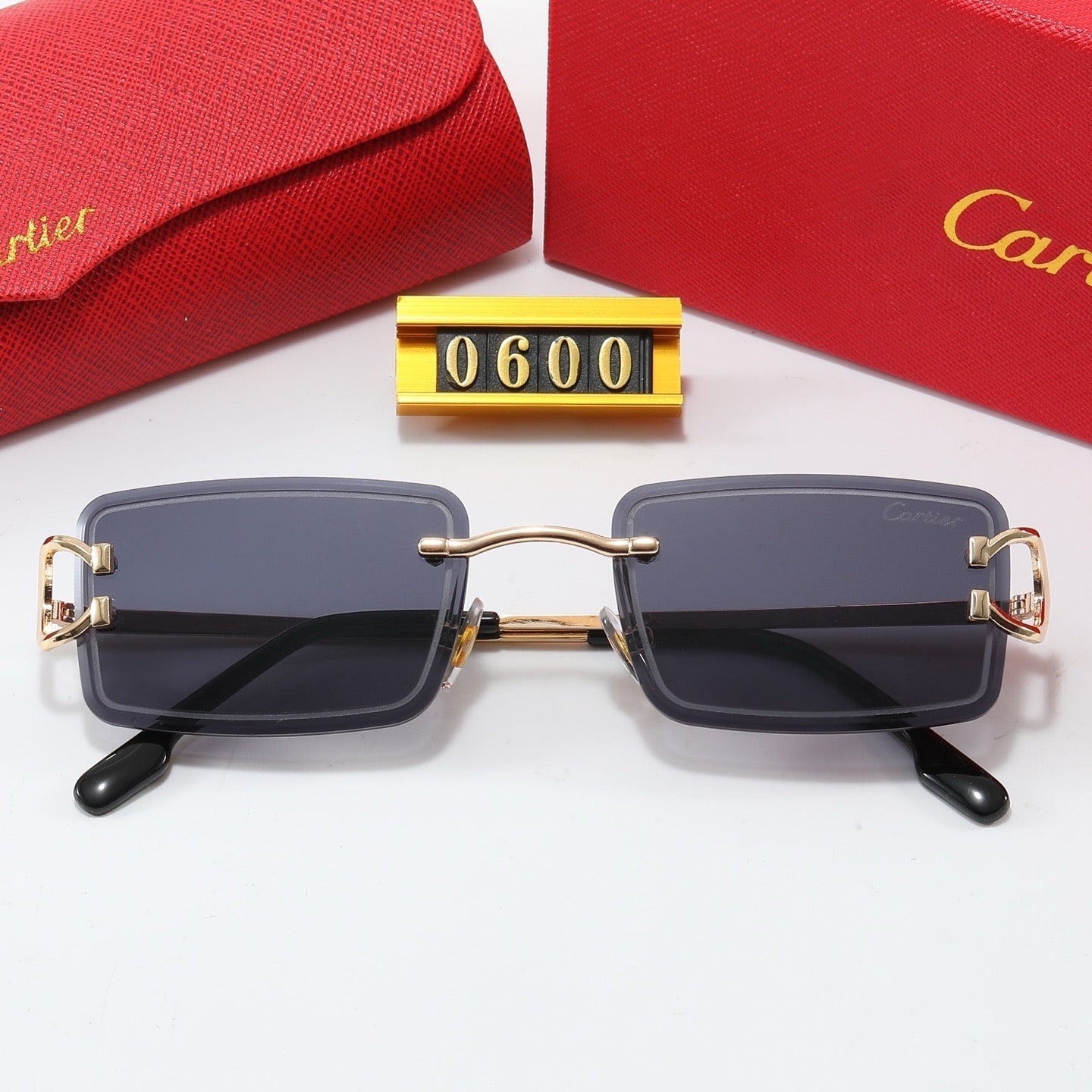 6-color fashion CAR letter sunglasses