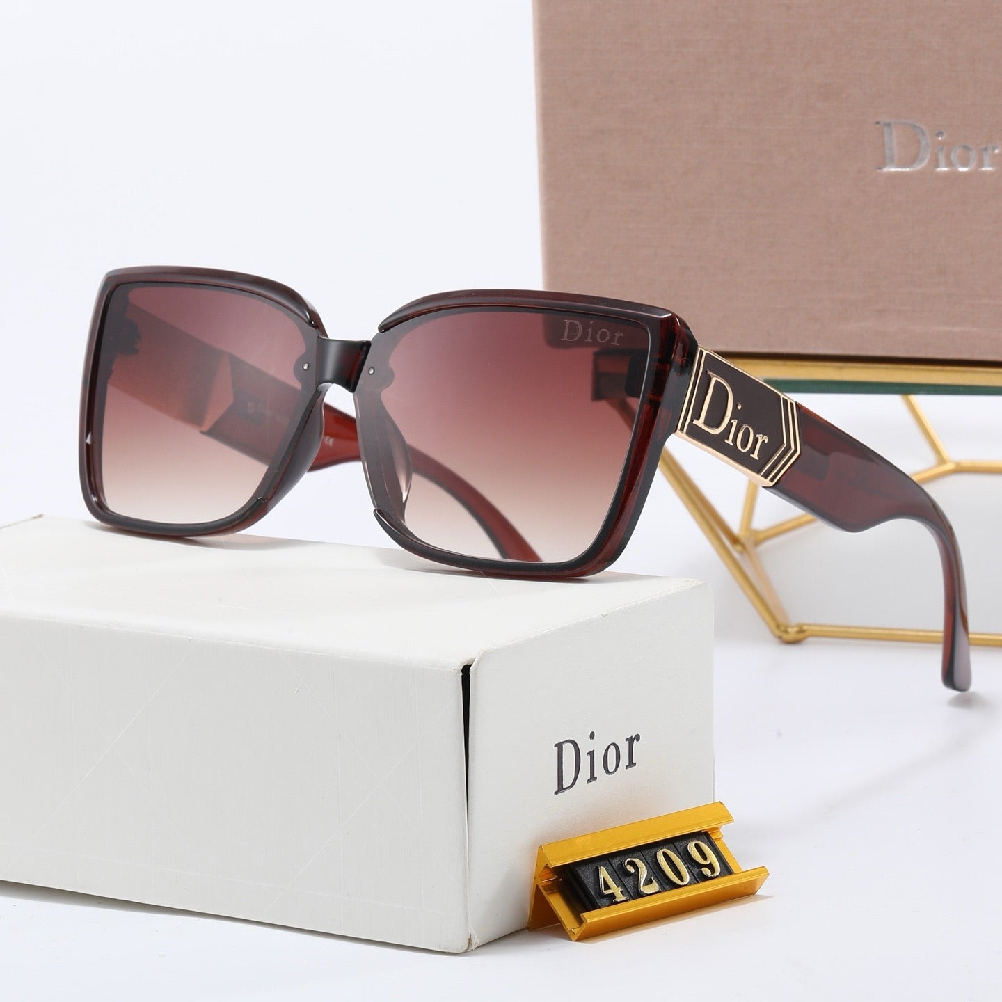 5-color fashion CD letter sunglasses