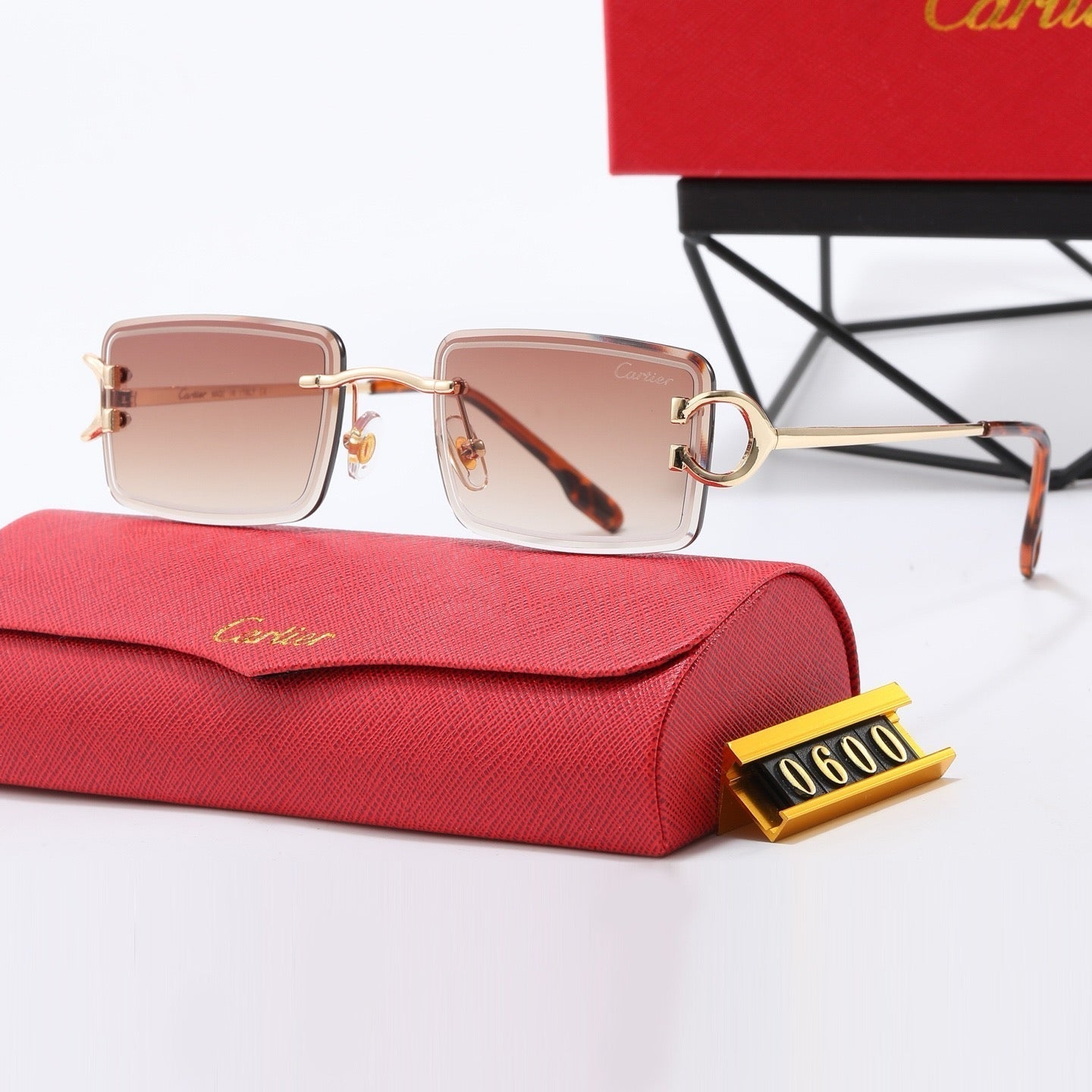 6-color fashion CAR letter sunglasses