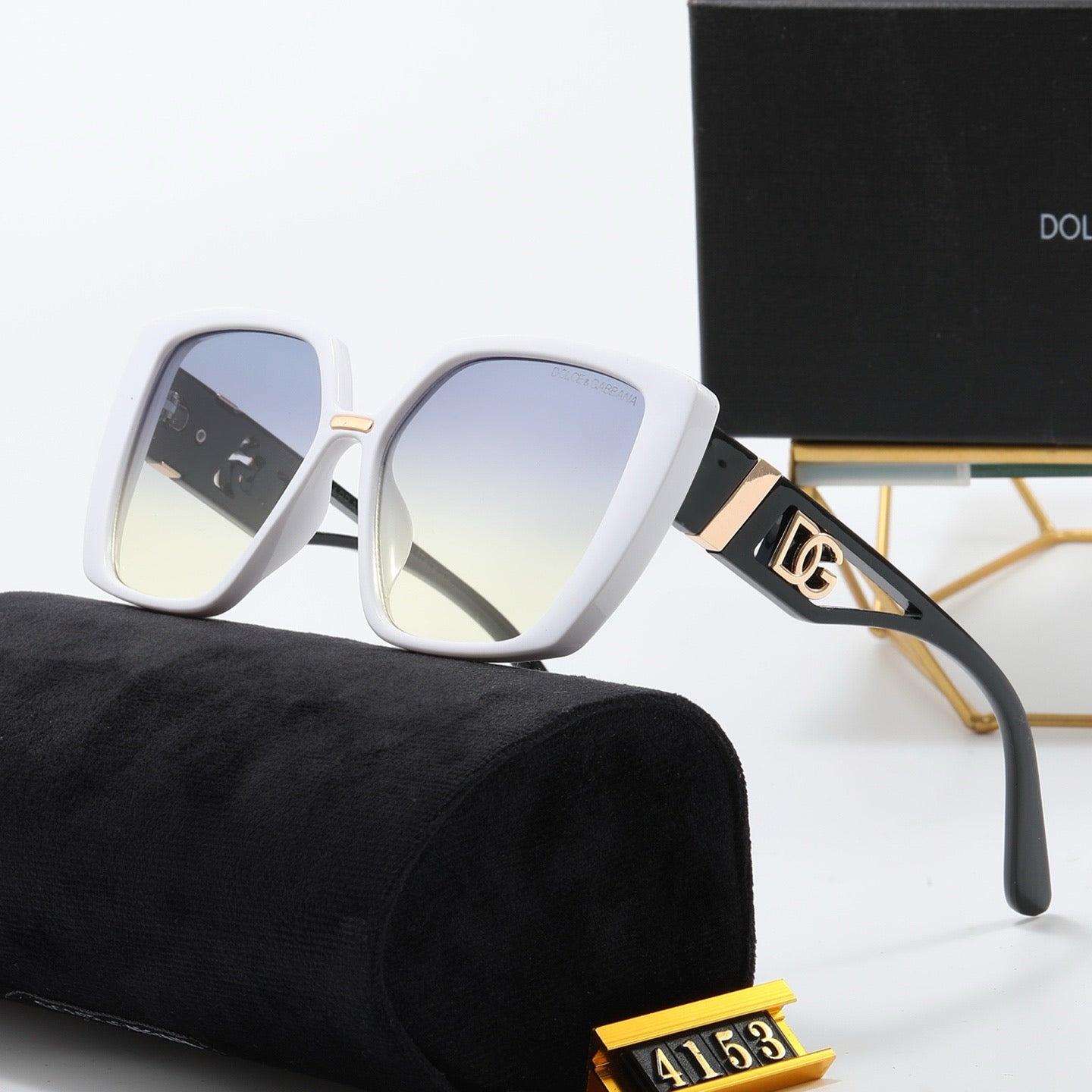 4-color fashion DG letter sunglasses