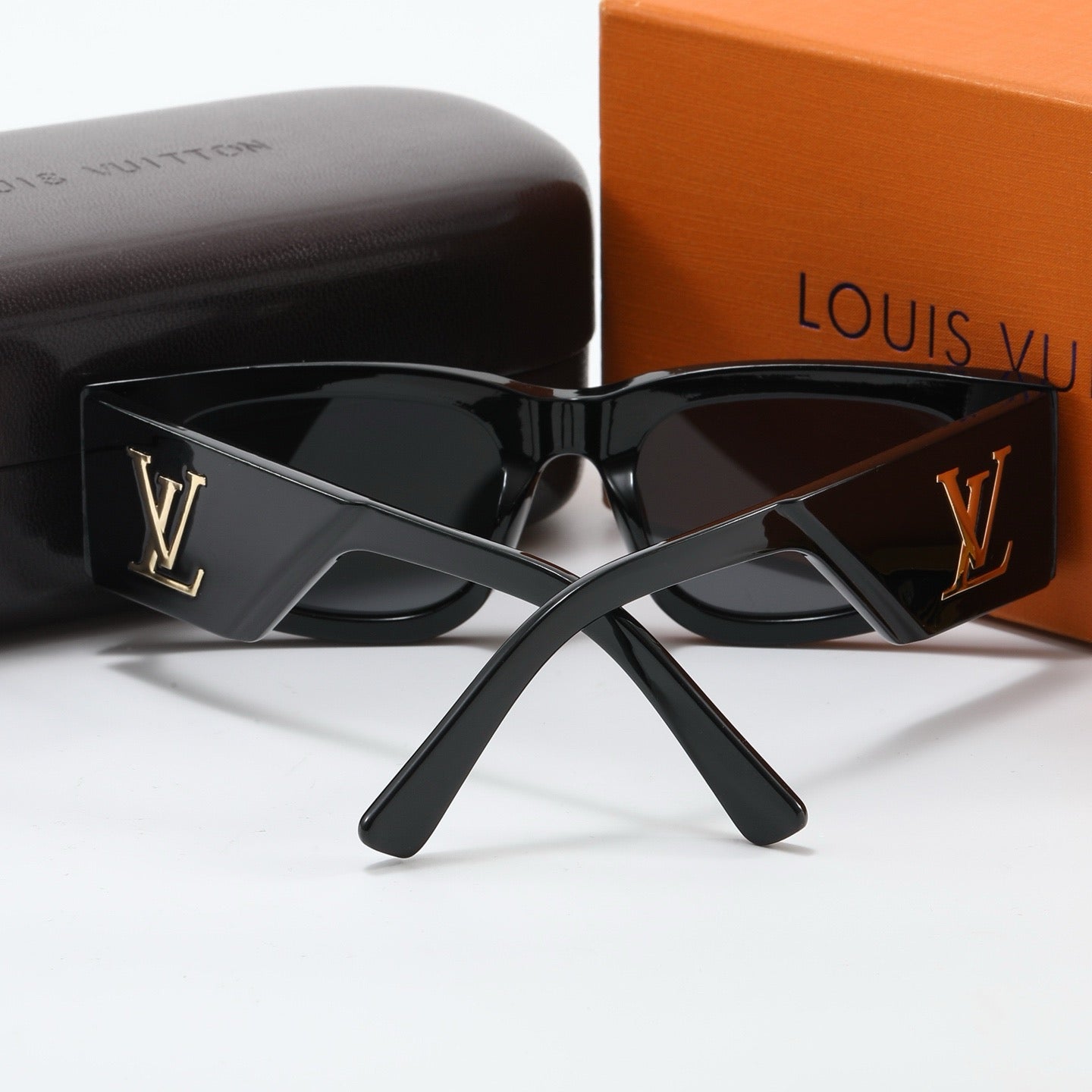 4-color fashion four-leaf clover letter sunglasses